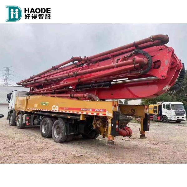 Haode 37m 52m 56m Sany Truck Mounted Concrete Pump 300kW/1800rpm Productivity 200/137 m3/h