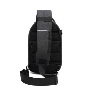 Dacron Oxford Cloth Chest Sling Bags Crossbody Sling Backpack 0.45kg