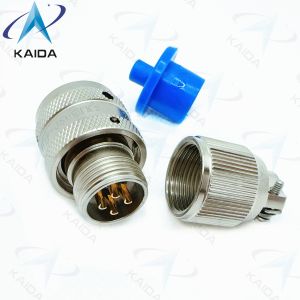 Aluminum Circular Electrical Connector Y11P Series With Electroless Nickel