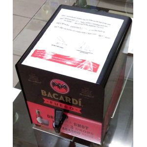 Compressor Cooling Single Shot Liquor Dispenser With Tap Supply System