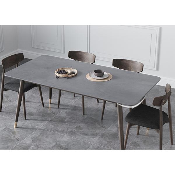 Stainless Steel Frame marble Luxury Design Dining Table