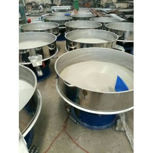 Round Vibrating Sifter Vibro Screen Machine For Separating Suggar Particle And