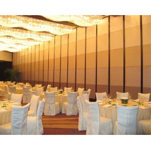Quality Aluminum Frame Wooden Surface Movable Partition Walls for Restaurant for sale