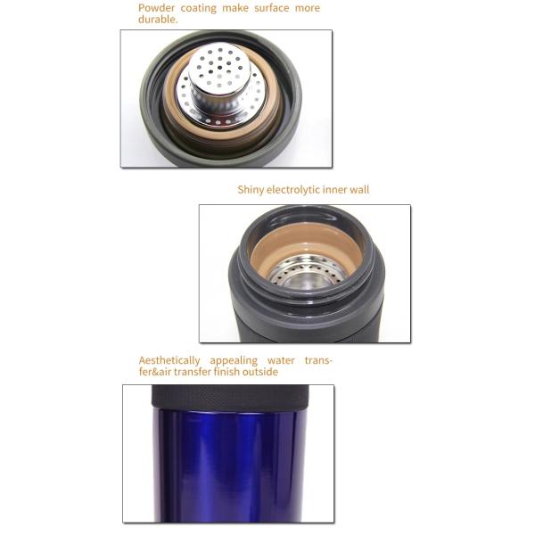 chinese bottle manufacturers Custom logo 304 stainless steel coffee thermos vacuum mugs