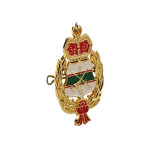 Custom Made Stamped 20mm Army Metal Badges Matt Silver Plating