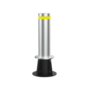Stainless Steel Fixed Bollards 25kg Surface Mount Security Barrier