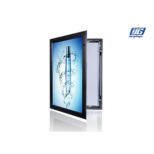 Waterproof LED Advertising Boards Door Open Lockable Silver Frame Silk - Screen Printing LGP