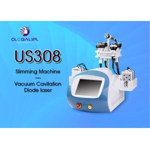 Beauty Salon Vacuum Cavitation System / Beauty Slimming Machine 6 Handles