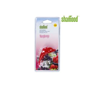 China Customized Raspberry Plastic ODM Car Smell Remover on sale