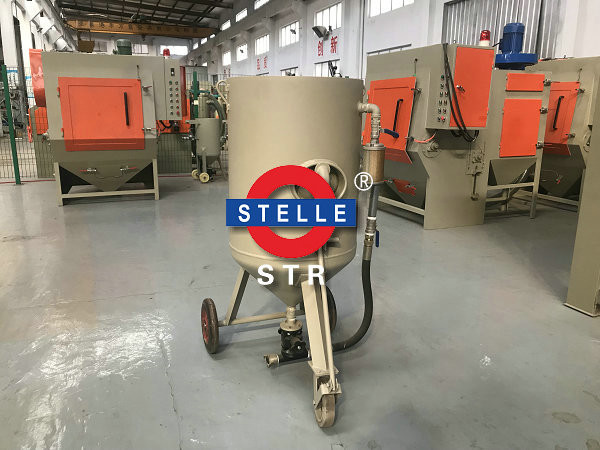Removable Portable Sand Blasting Machine Oil Containment Removal Aerospace