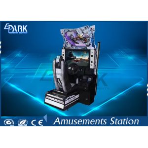 3D LCD Screen Racing Game Machine Coin Operated Dynamic Steering Wheel