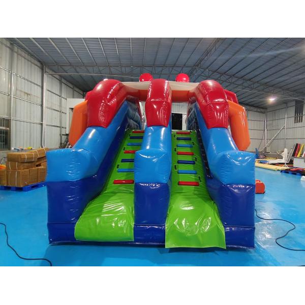 Commercial Grade Inflatable Dry Slide Crab Cartoon Inflatable High Double Slides For Kids And Adults