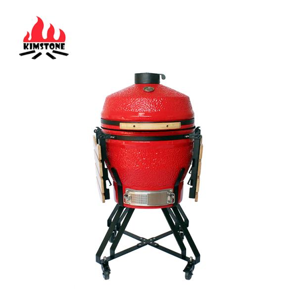 KIMSTONE the Most Popular of 22 Inch OUTDOOR Kamado Kitchen Restaurant Charcoal Griller