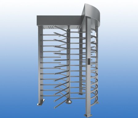 Buy 304 Stainless Steel Turnstiles Semi Automatic , Full Height Security Gates at wholesale prices
