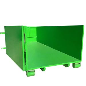 Heavy Duty 10 - 40 Yard Roll Off Dumpster Reinforced Steel Construction Debris