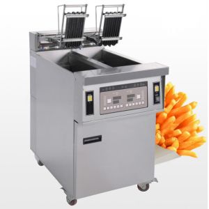 13*2L Electric 2-Tank Fryer / Commercial Kitchen Equipments With Oil Filter