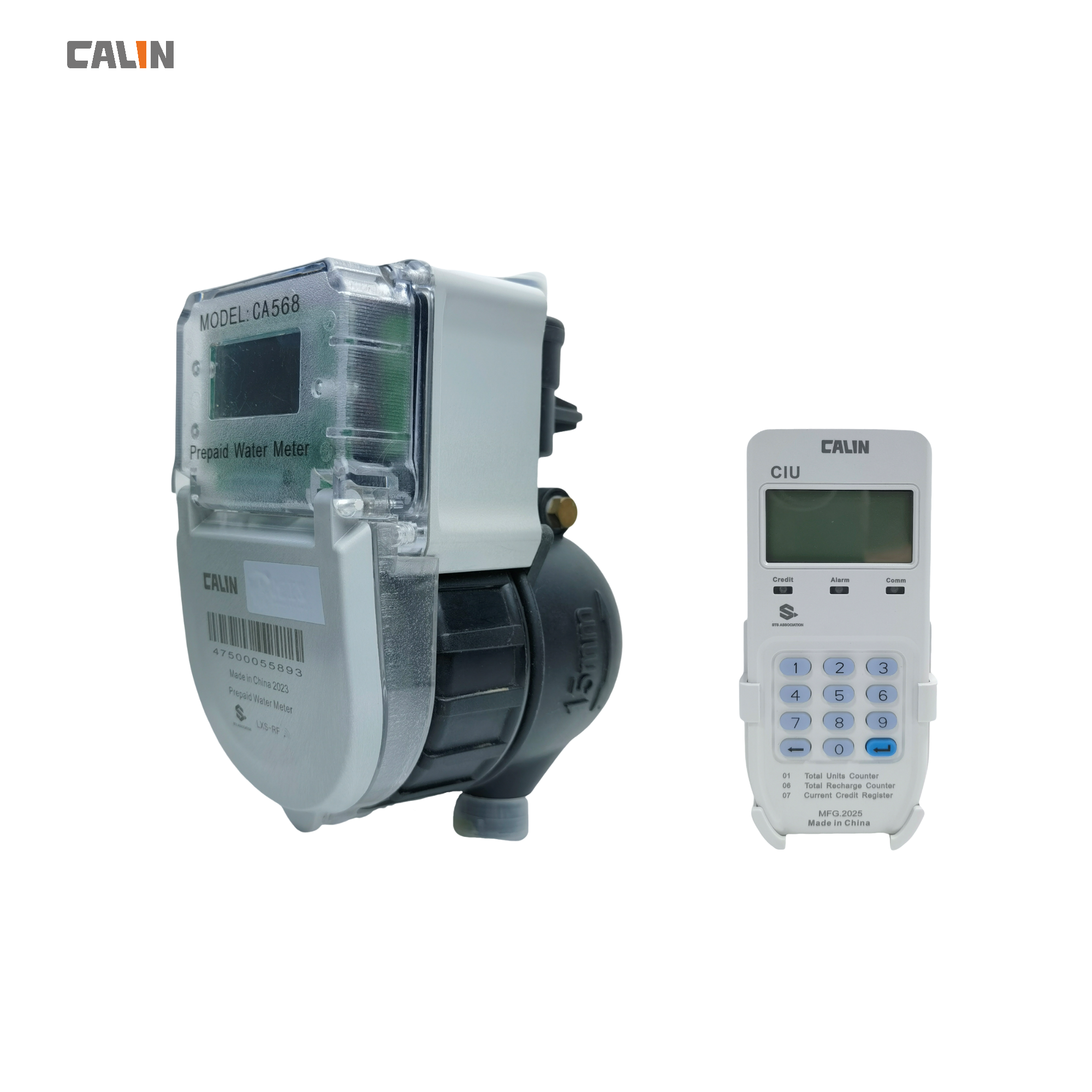 Split Type Prepaid Water Meter with 10,000 Valve Cycles and 2 Miles LoRa RF