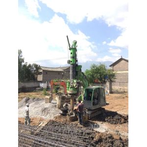 Small Hydraulic Rotary Piling Rig Borehole Pile For Different Construction