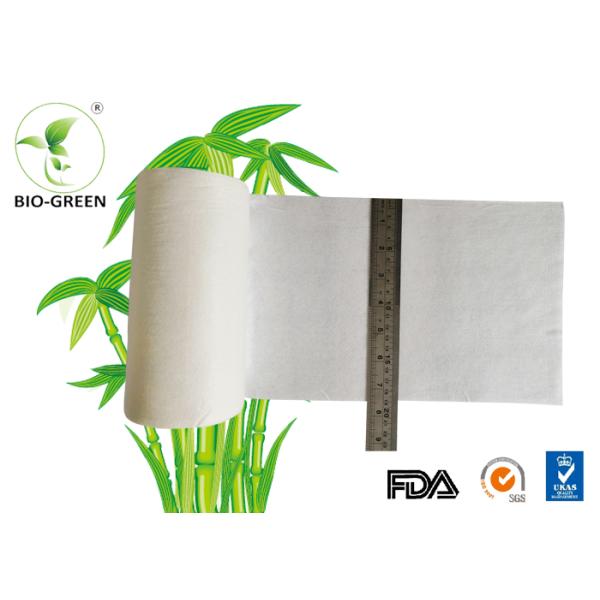 Eco Friendly White Bamboo Diaper Liners Customized Color Available 30-60 gsm