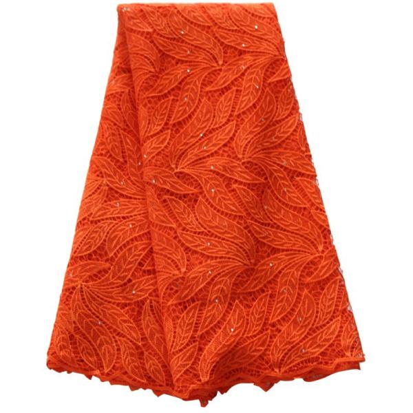 5 yard/lot yellow polyester emboidery lace /2015 hot selling african guipure lace with stone