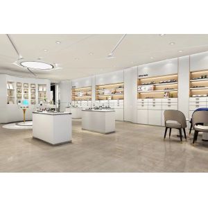 Fashion Anti Rust Luxury Display Cabinets Hardware Showcase Cosmetic Display