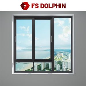 Soundproof Aluminum Sliding Window Thermally Broken Aluminium Double Glazed