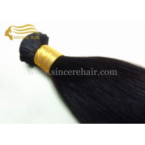22 Virgin Human Hair Bulk for sale - 22 Black Real Virgin Remy Human Hair Bulk Extensions For Sale