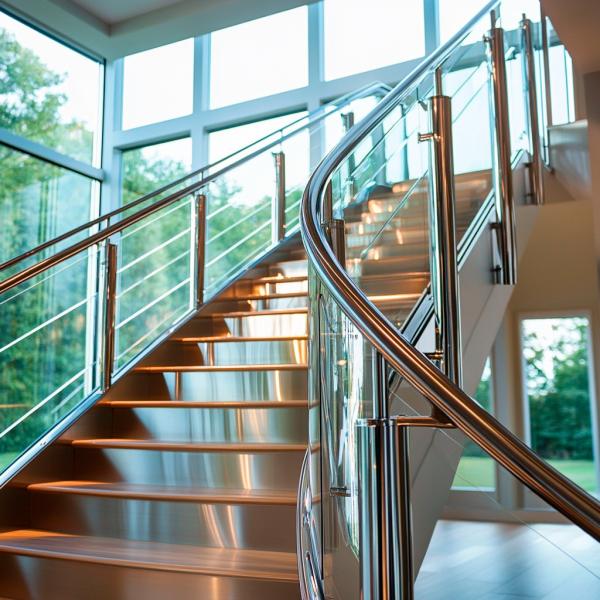 Buy Non-Slip Stainless Steel Handrails for Sloped Pathways at wholesale prices