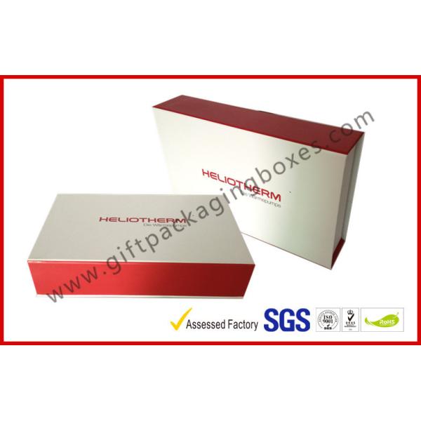 Buy Duplex Board Rigid Magnetic Cosmatic Packaging Boxes With Book Shape at wholesale prices