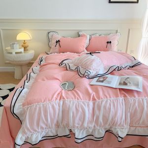 Solid Pattern King Size Designer Bedding Sets Comforter Sets for Home and