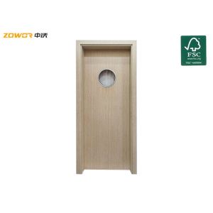 Single Hinged Cottage Oak Flush Plain Wooden Door