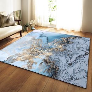Marble living room carpet, bedroom, dining room floor mat size can be customized