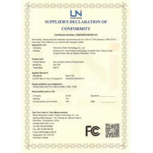 Shenzhen Etindge Electronic Co., Ltd. Certifications