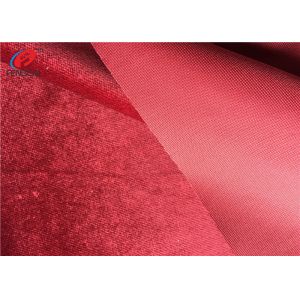 Tricot Knitting Polyester Sofa Velvet Upholstery Fabric , Fleece Home Textile