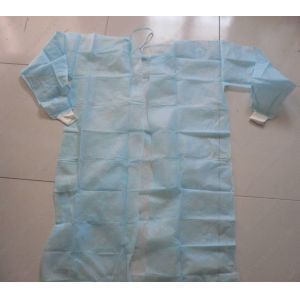 Red / Green Disposable Surgical Gowns Against Liquid Biodegradable Elastic Cuff