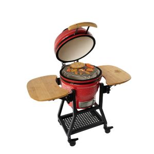 Uovo Kamado 18inch Charcoal Block Barbacoa Ceramic Kamado Elektrische Foshan