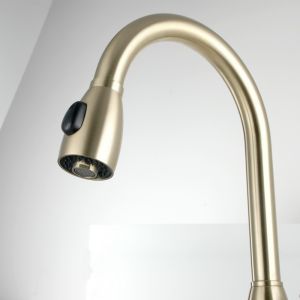 Gold Colour cupc kitchen faucet with PVD