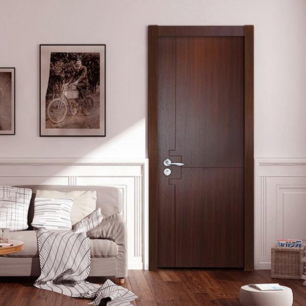 Eco Friendly 7mm Veneer Flush Fire Door Soundproof