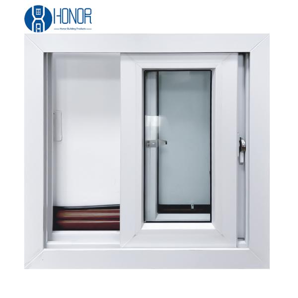 Buy Customized High Quality Heat Insulation Sliding PVC windows Tempered Glass Hurricane Proof Sliding windows at wholesale prices