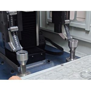 2 Station CNC Grinding Brushing Equipment For Precision Finishing Of Planar And