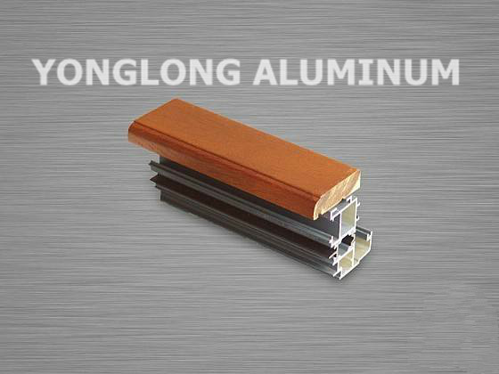 Red 6060 6061 6063 Aluminum Curtain Wall Profile 1.2 / 1.4 Thinckness