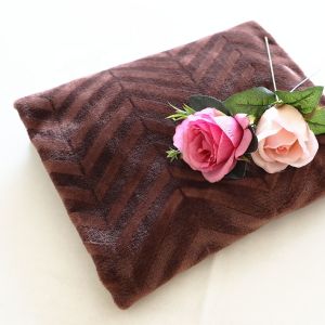 300gsm 150D 288F Blanket Fleece Fabric Brushed For Bedding Bag