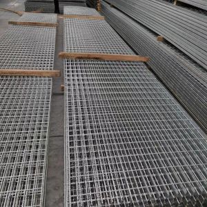 Silver Rectangular Non Slip Grating Weather Resistance