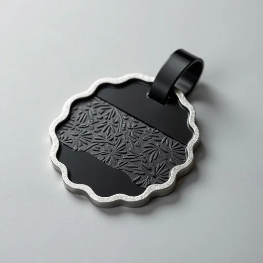 Buy Tailorable Foral Engraved Stainless Steel Men's Pendant at wholesale prices