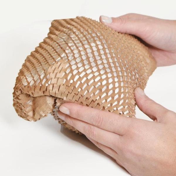 Buy Shock Resistant Length 100m Honeycomb Packaging Paper at wholesale prices