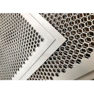 White Color Decorative Perforated Metal Stainless Steel Plate With Polished