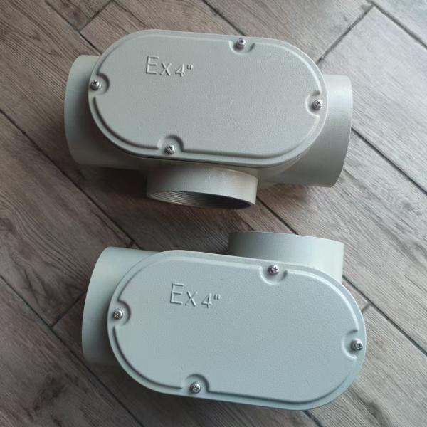 Atex Safety Explosion Proof Wiring Box Enclosure With WF2 For Oilfield Aluminium