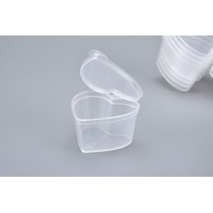 45 ml heart-shaped sauce cup sauce box