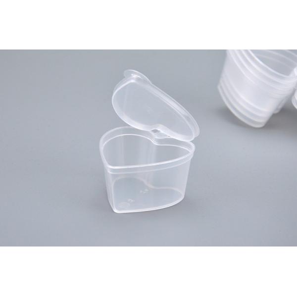 Buy 45 ml heart-shaped sauce cup sauce box at wholesale prices