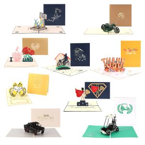 Custom Laser Cut 3d Greeting Cards Popup 150mm X 200mm